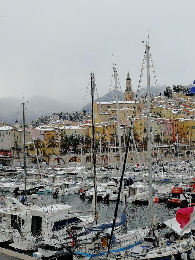 Menton 2 Pieces Climatise A Cote De La Plage Rue Palmaro エクステリア 写真